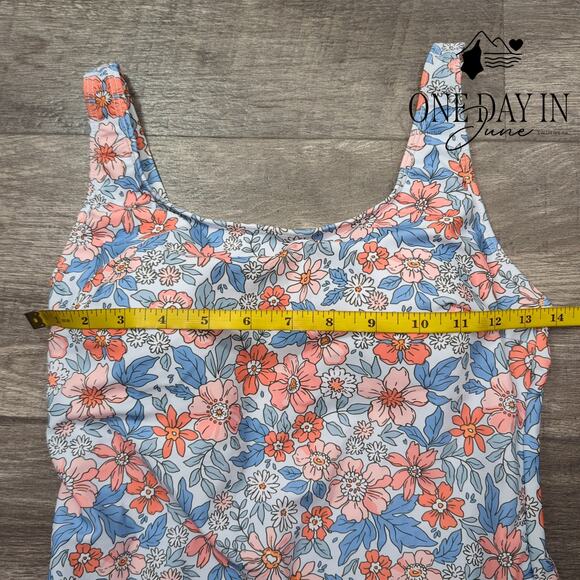Eomenie Floral Skirted One Piece Swimsuit Size M - Picture 5 of 7